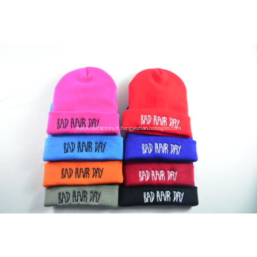 Mono couleur Custom Knit Beanie chapeau
